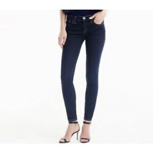 J. Crew toothpick jeans - size 27 - dark wash blue